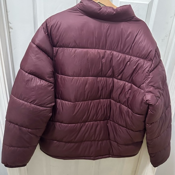 Maroon Puffer Jacket - Picture 2 of 3